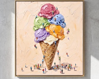 Sweet Ambition — Original Oil Painting by Aaron S. | Contemporary Food Art on Canvas