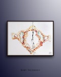 Spine Atlas 40" vertebrae Painting oil painting on canvas, art, gift idea, thick layers, modern style, By Koby Feldmos product logo