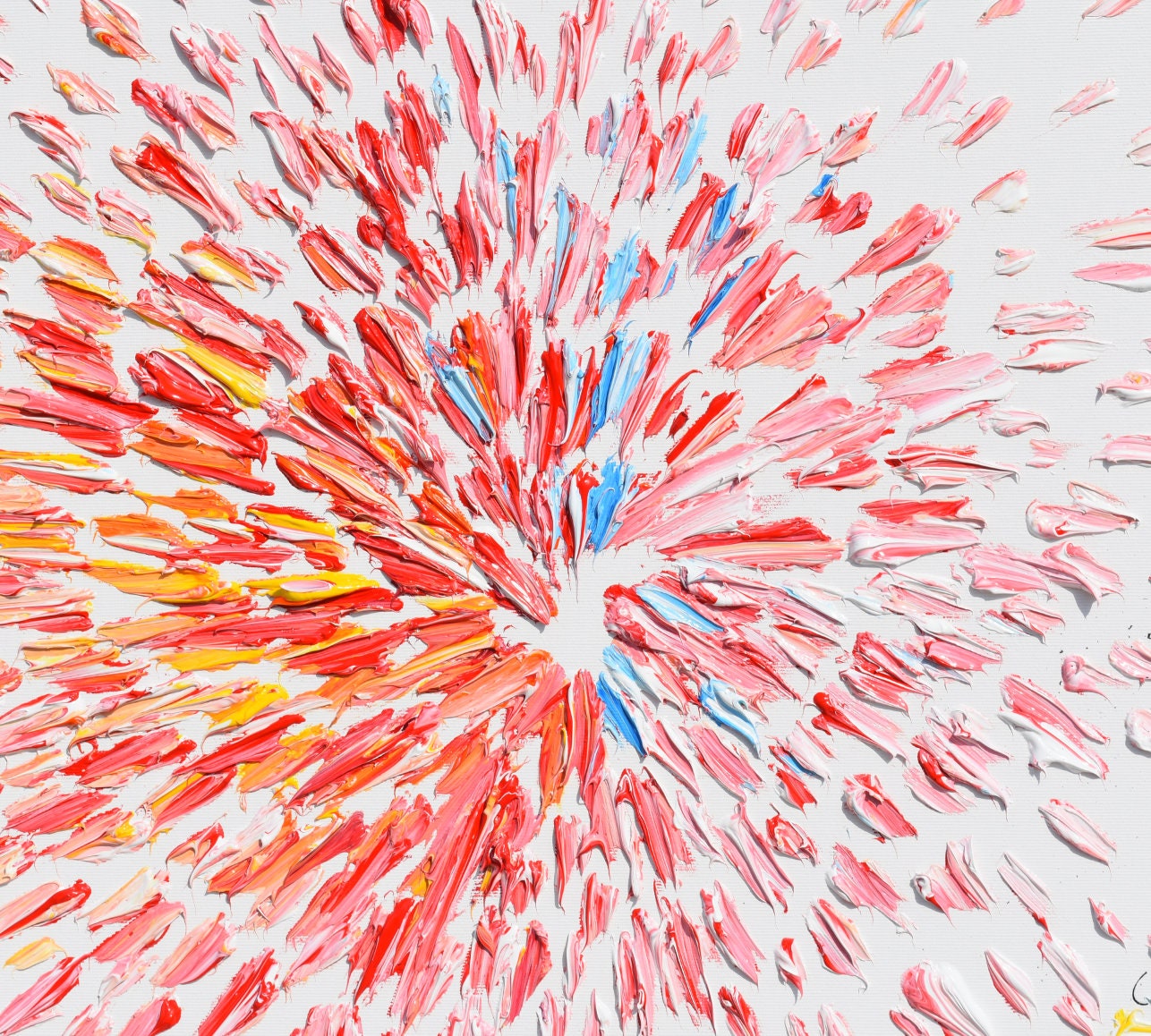 Fireworks Painting 55 Original Oil Painting on Canvas | Etsy