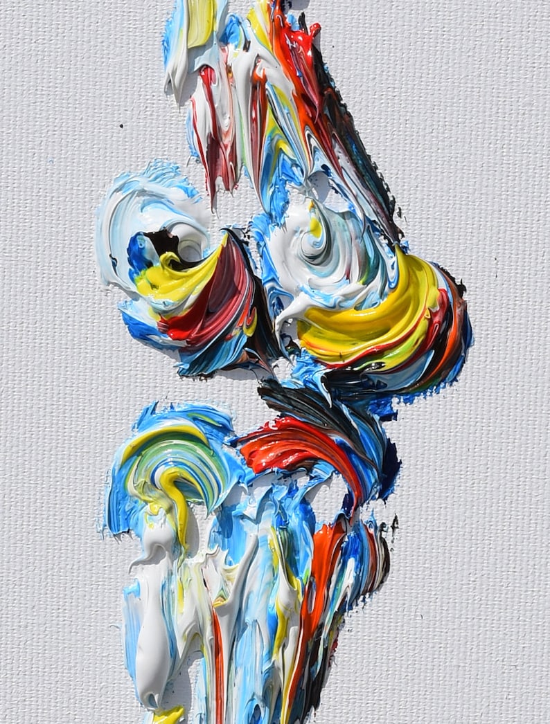 Skeleton 55 Original Artwork Oil Painting on Canvas for Etsy