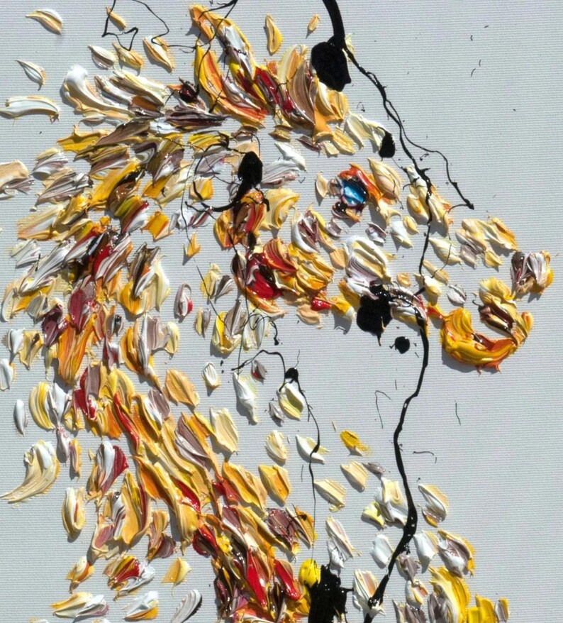 Chess Set 4 paintings- painting - Checkmate Original oil painting on canvas, office gift idea, gift for husband, by Koby Feldmos image 2