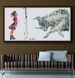 Office painting 67' Fearless Girl , oil painting on canvas, Bull vs. Girl, Stock exchange market, business art, art for office, Koby Feldmos 