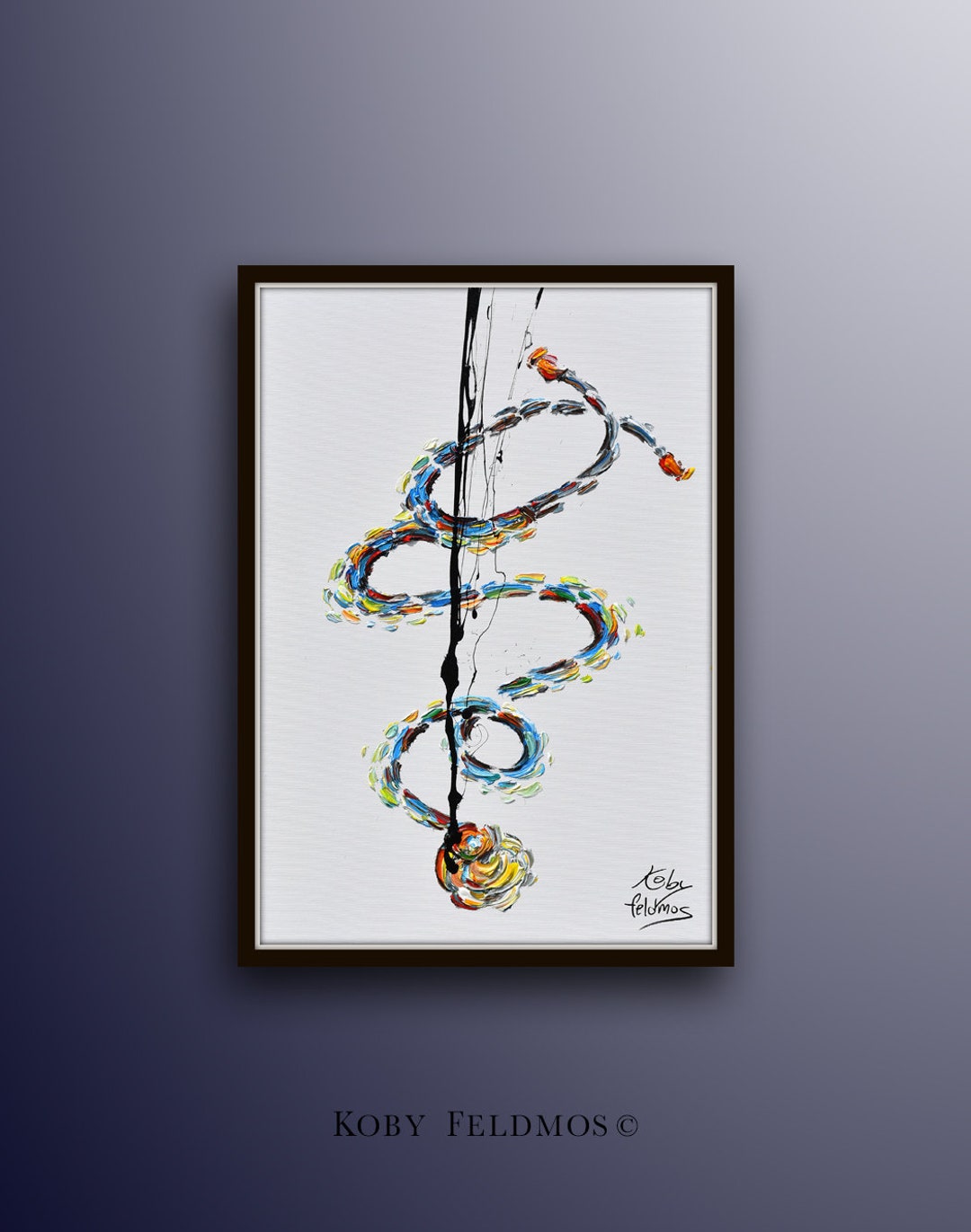 Doctor Stethoscope Oil Painting 40, Medical Device, Painting Doctor Office , Art for Surgeon