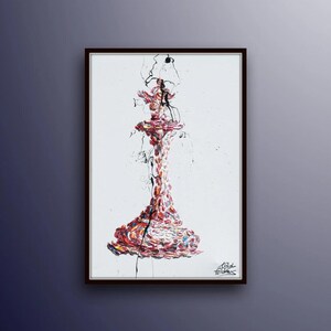 Chess Set 4 paintings- painting - Checkmate Original oil painting on canvas, office gift idea, gift for husband, by Koby Feldmos image 5