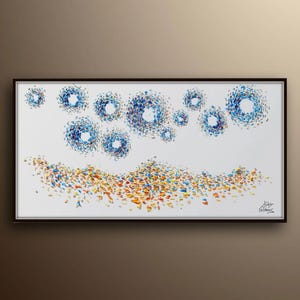 The Starry Night (Van Gogh)-50&quot; modern painting, Original oil painting , contemporary art , By Koby Feldmos