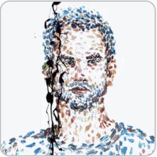 カンボジアの象 30インチ 油絵 美しくユニークな色彩、質感豊か