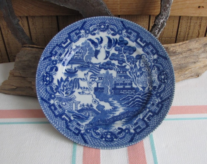 Blue Willow Ware Lazy Y Vintage