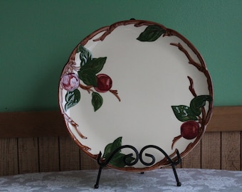 Franciscan Apple Chop Plate Vintage Dinnerware and Hand Painted Pottery California Potteries