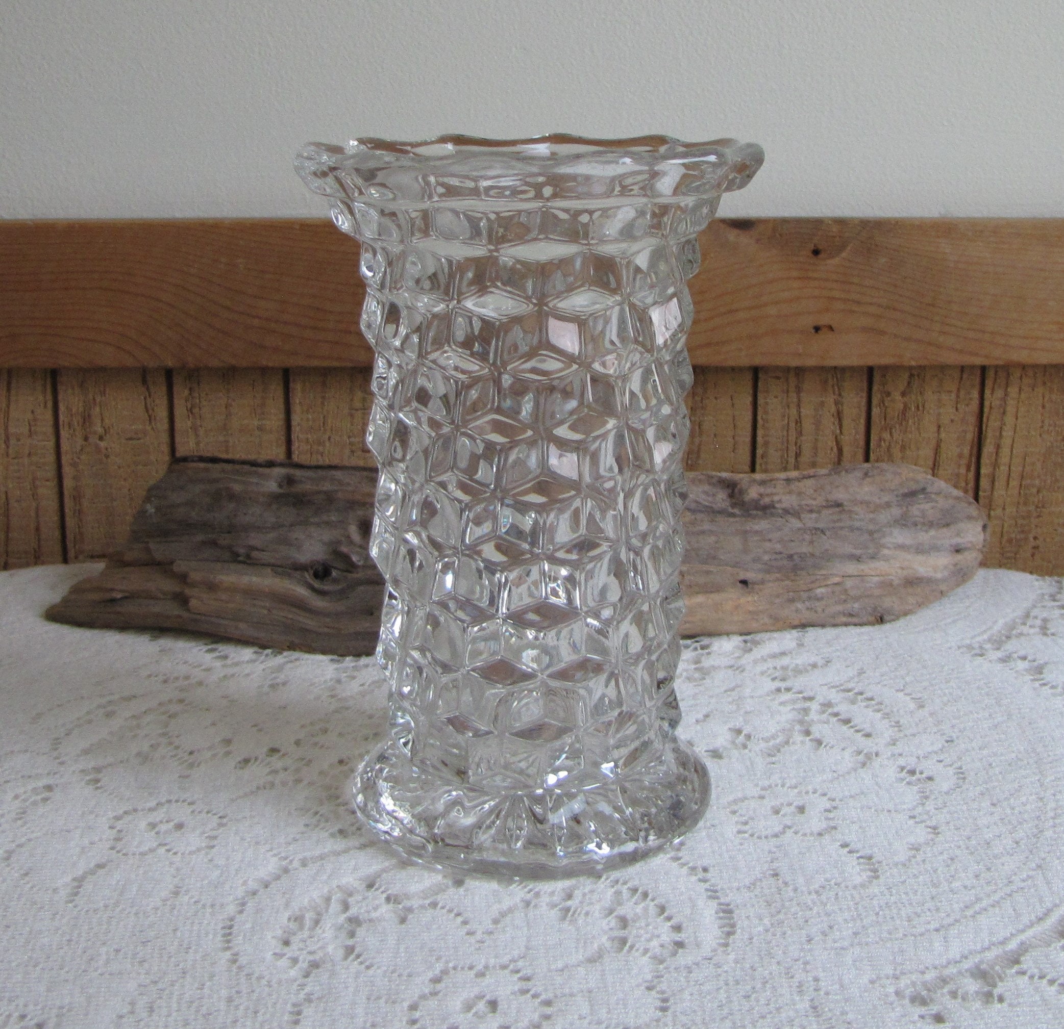 Fostoria American Flower Vase Vintage Dinnerware And Replacements