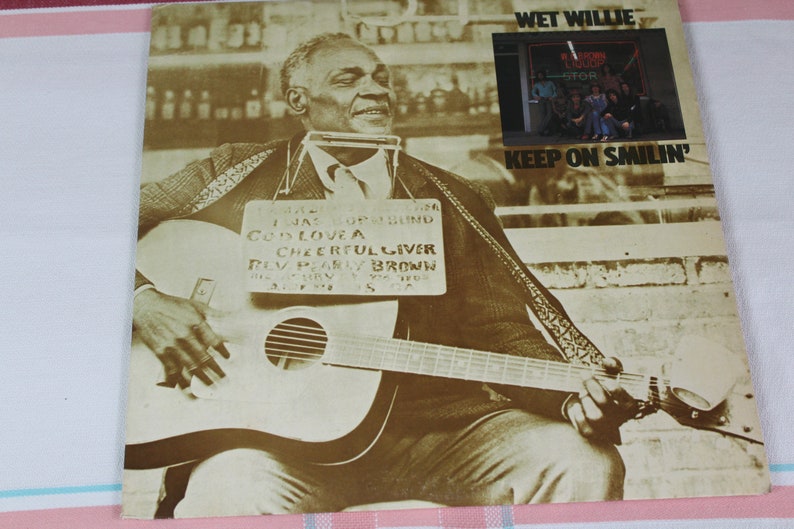 Wet Willie Keep on Smilin Vinyl Record 1974 Vintage Blues image 1