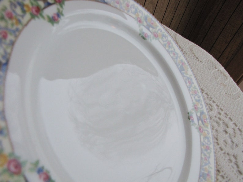 Dinner Plates Bawo /& Dotter Dinner Plates Circa 1920s Art Deco Vintage Dinnerware and Replacements Set of Two 2