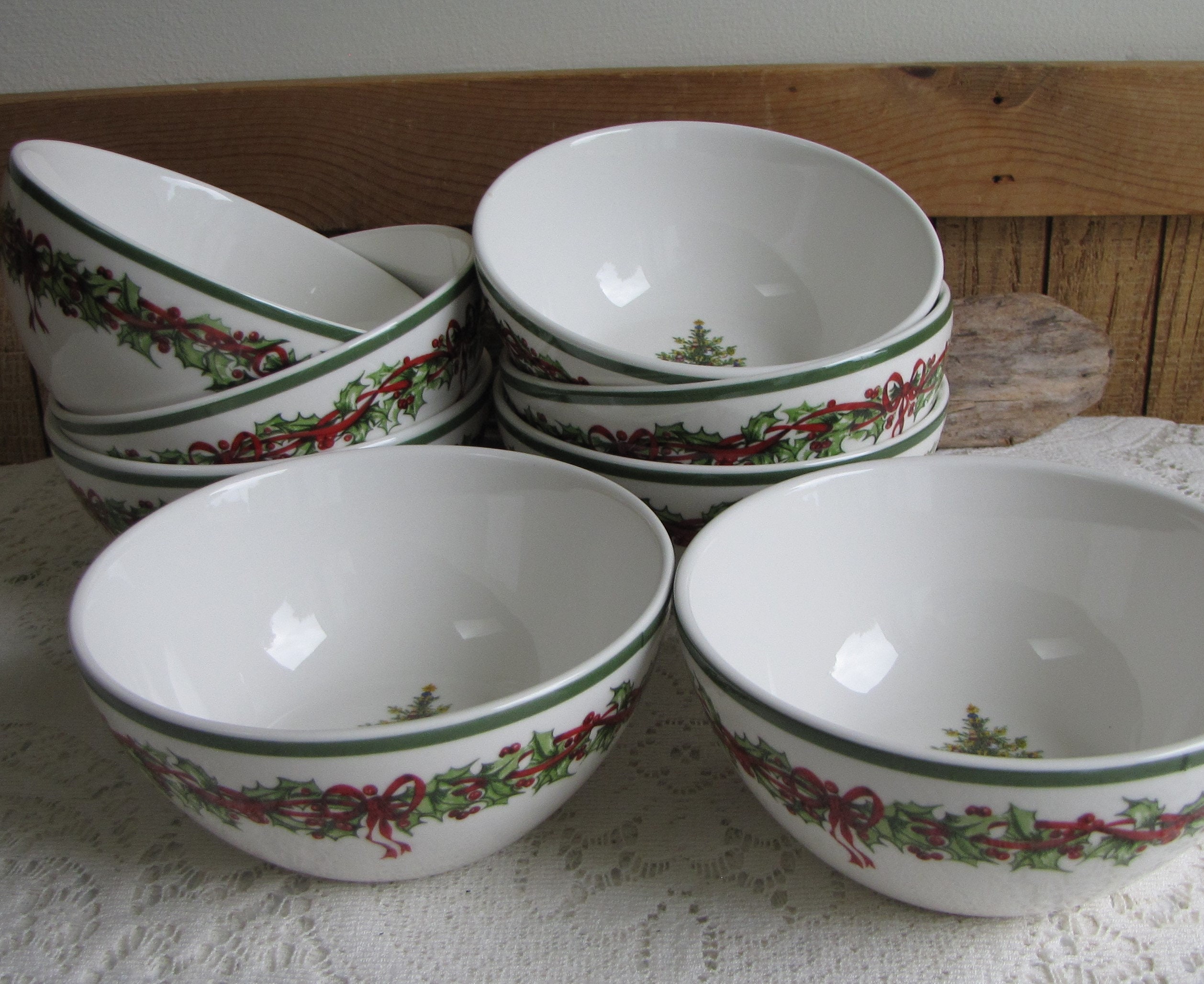 Christopher Radko Traditions Holiday Celebrations Cereal Bowls Set ... Christopher Radko Traditions Holiday Celebrations Cereal Bowls Set ...
