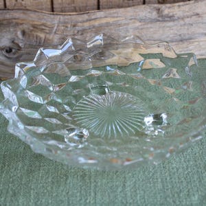Fostoria American Clear Pattern Candy Dish 1915-1982 Vintage Dinnerware