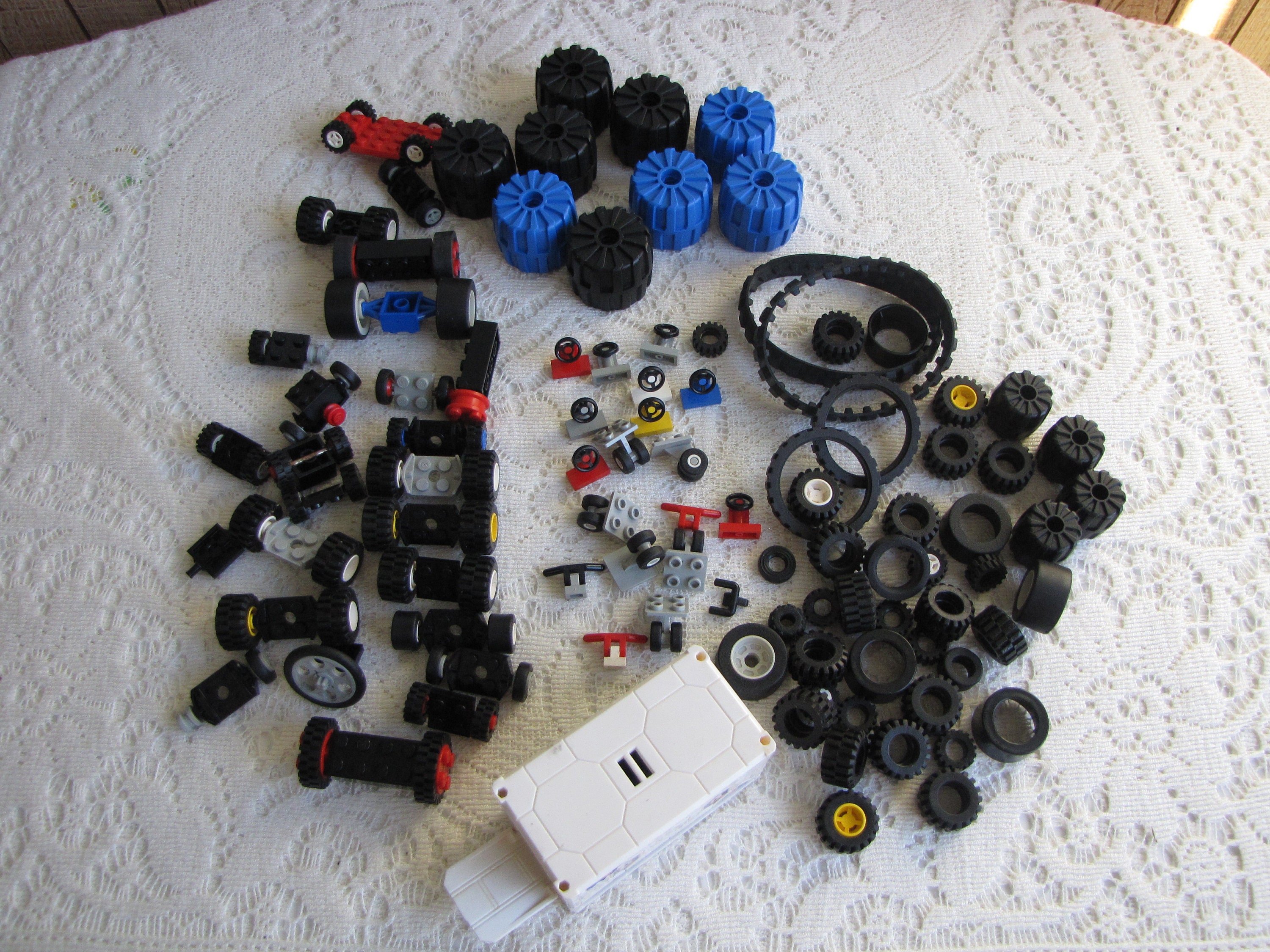 Vintage Lego Bricks Tires And Auto Toys And Building Blocks
