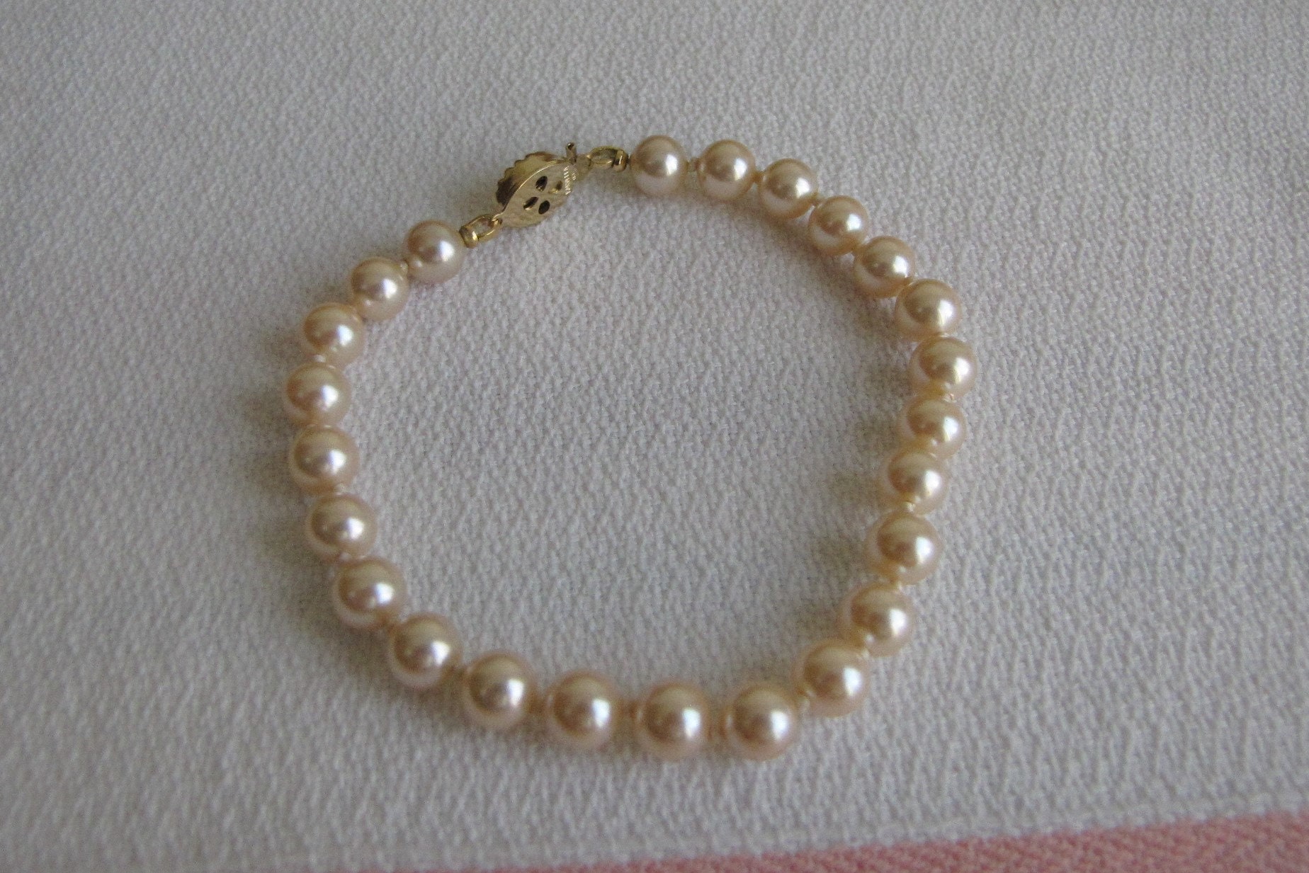 Marvella Faux Pearl Bracelet Vintage Jewelry and Accessories Etsy