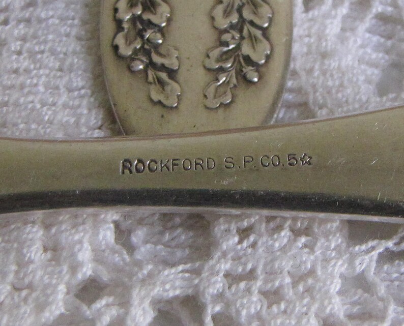 5 Butter Knives Antique Butter Knives Rockford Silver Plate Co Fair Oaks Pattern 1909 Silver Plated Five
