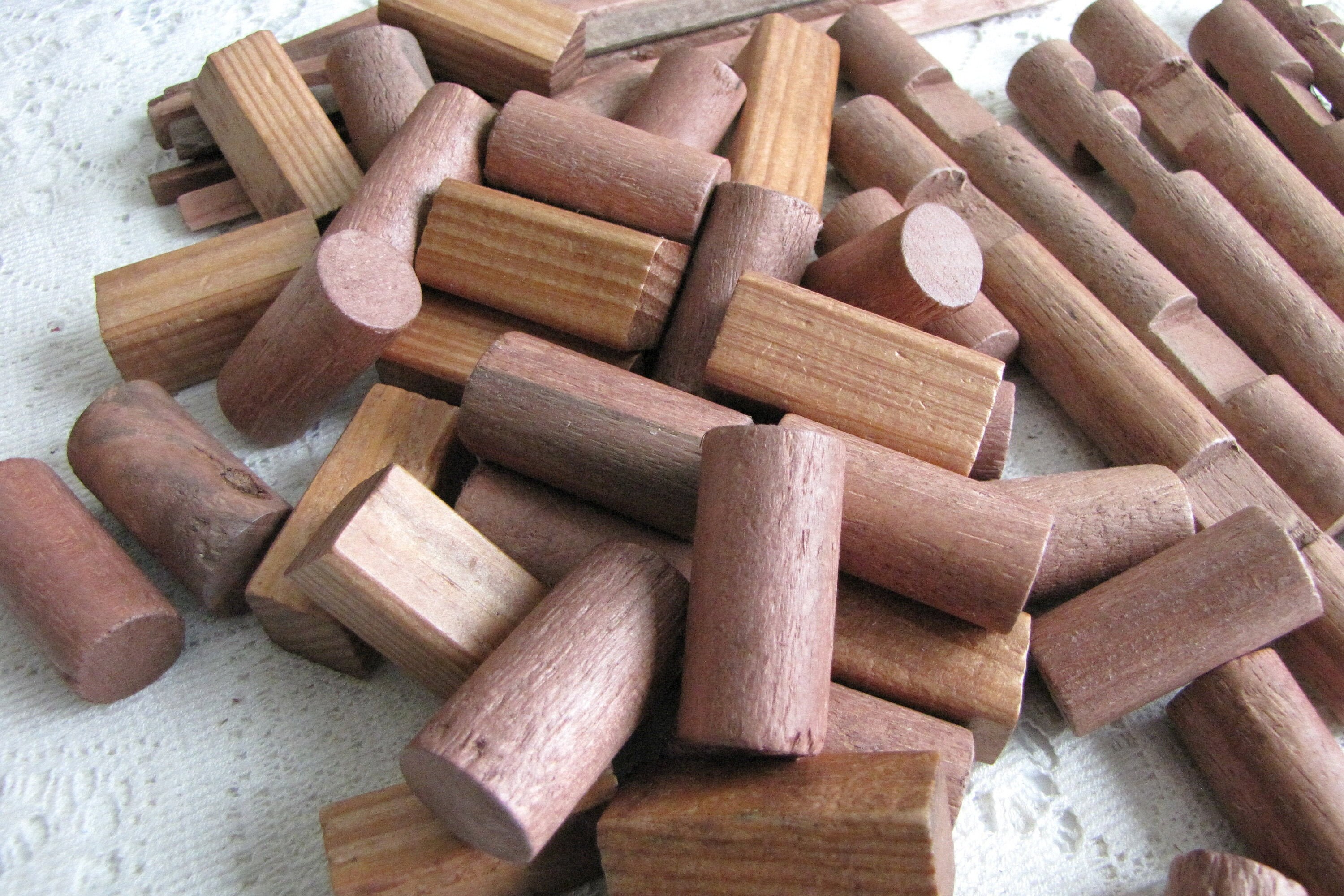 homemade lincoln logs
