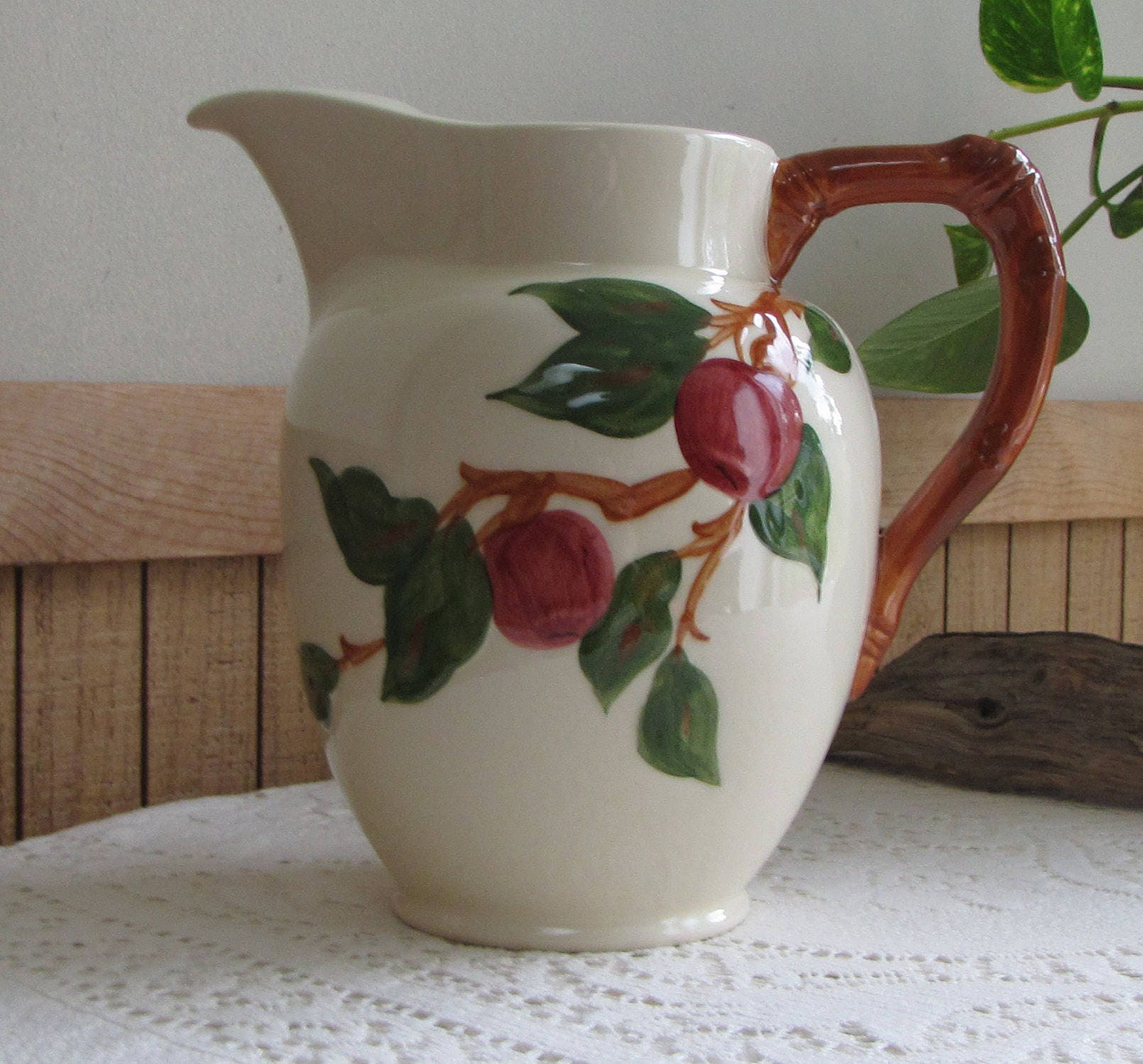 Newest Franciscan Apple Pitcher Sale Off 52
