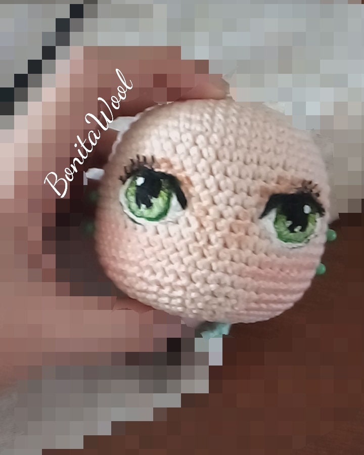 PDF PATRON y videos para bordar ojos a muñecas amigurumis, tutorial de  bordado, patrón de bordado de ojos, patrón de muñeca de ojos -  México