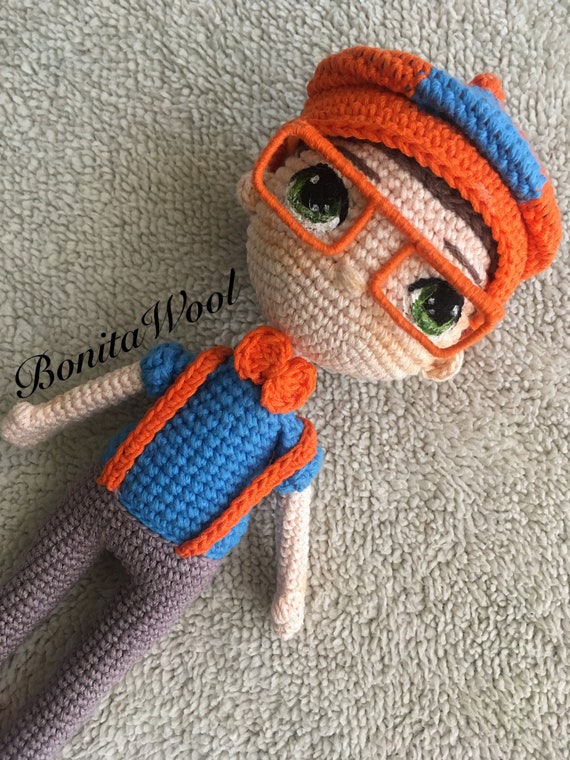 PDF PATTERN Blippi Amigurumi Blippi 