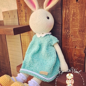 PDF Bapsie the Bunny Patterm amigurumi, coneja a crochet, patron crochet, bunny crochet, bunny patternBapsie