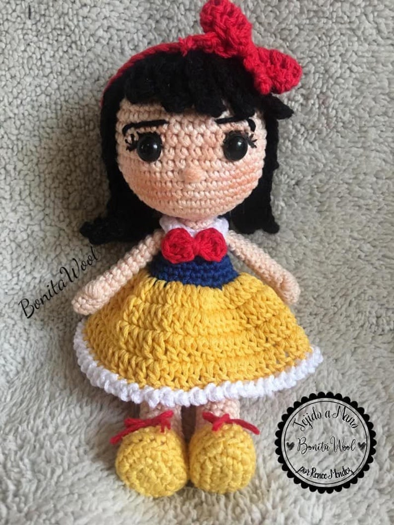 blanca nieves amigurumi