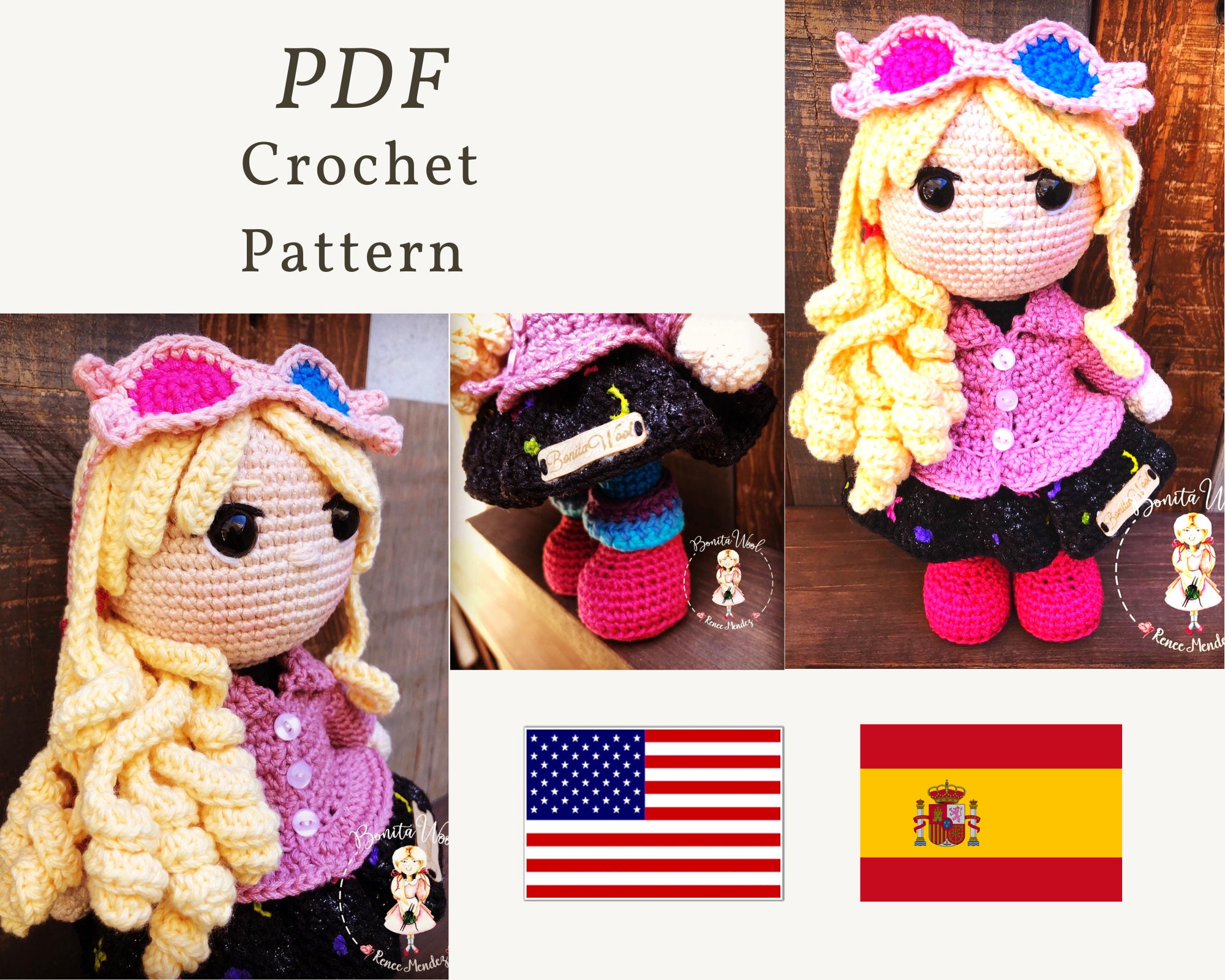 Crochet luna lovegood - Etsy 日本