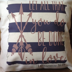 Inspirational Pillow