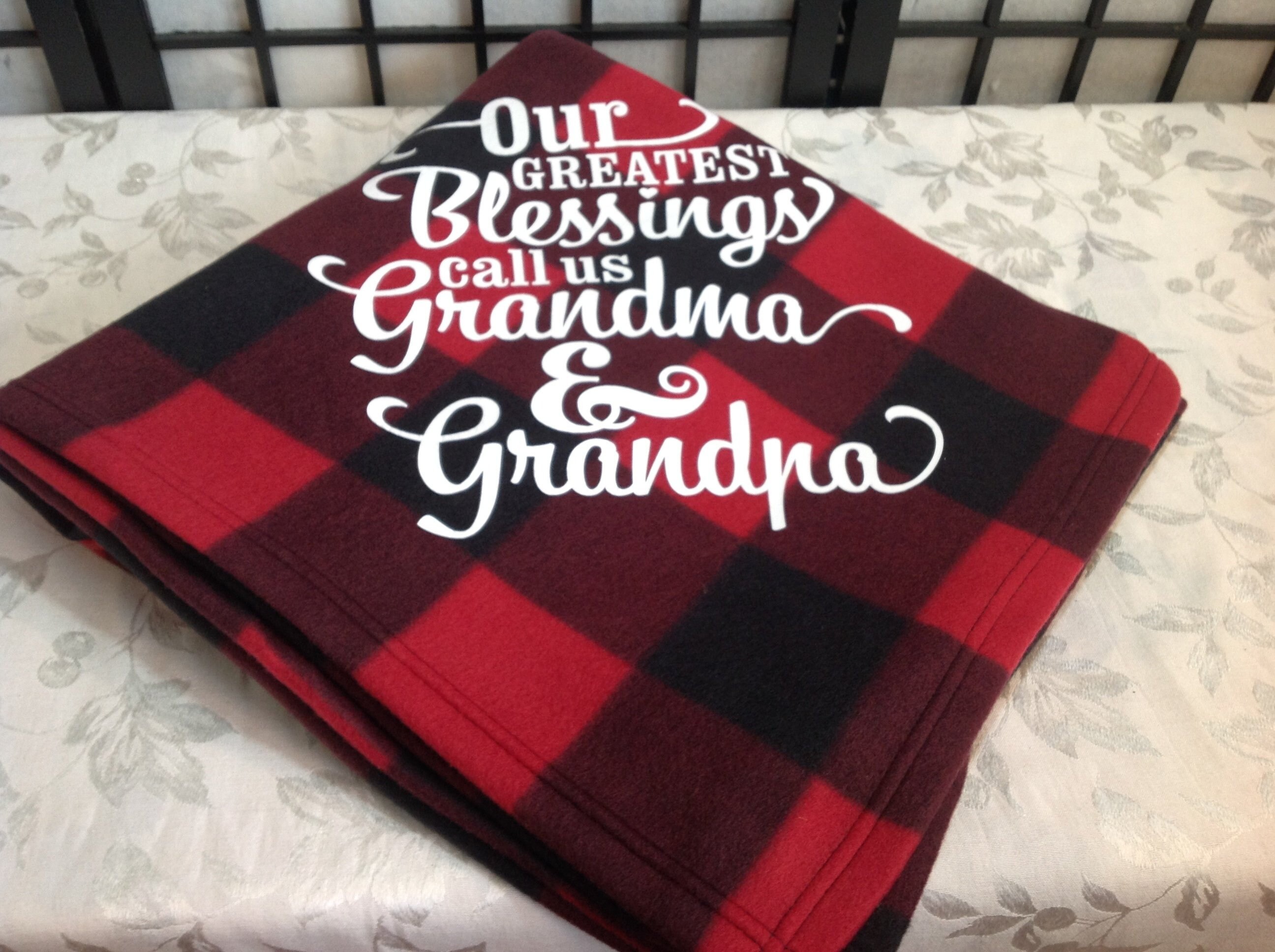 Grandparent Throw Blanket Etsy