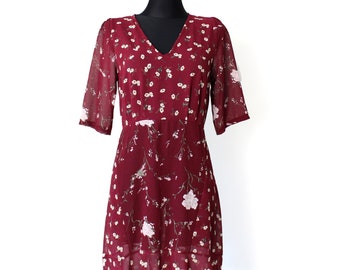 burgundy peter pan collar dress Luxury Heels - The Prado Sling - Burgundy Suede - Size: 10.5 M main image 0