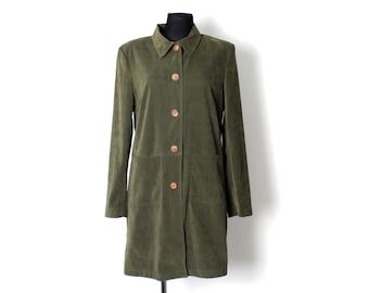 JUST BLAZED Green Faux Leather Dress - Etsy