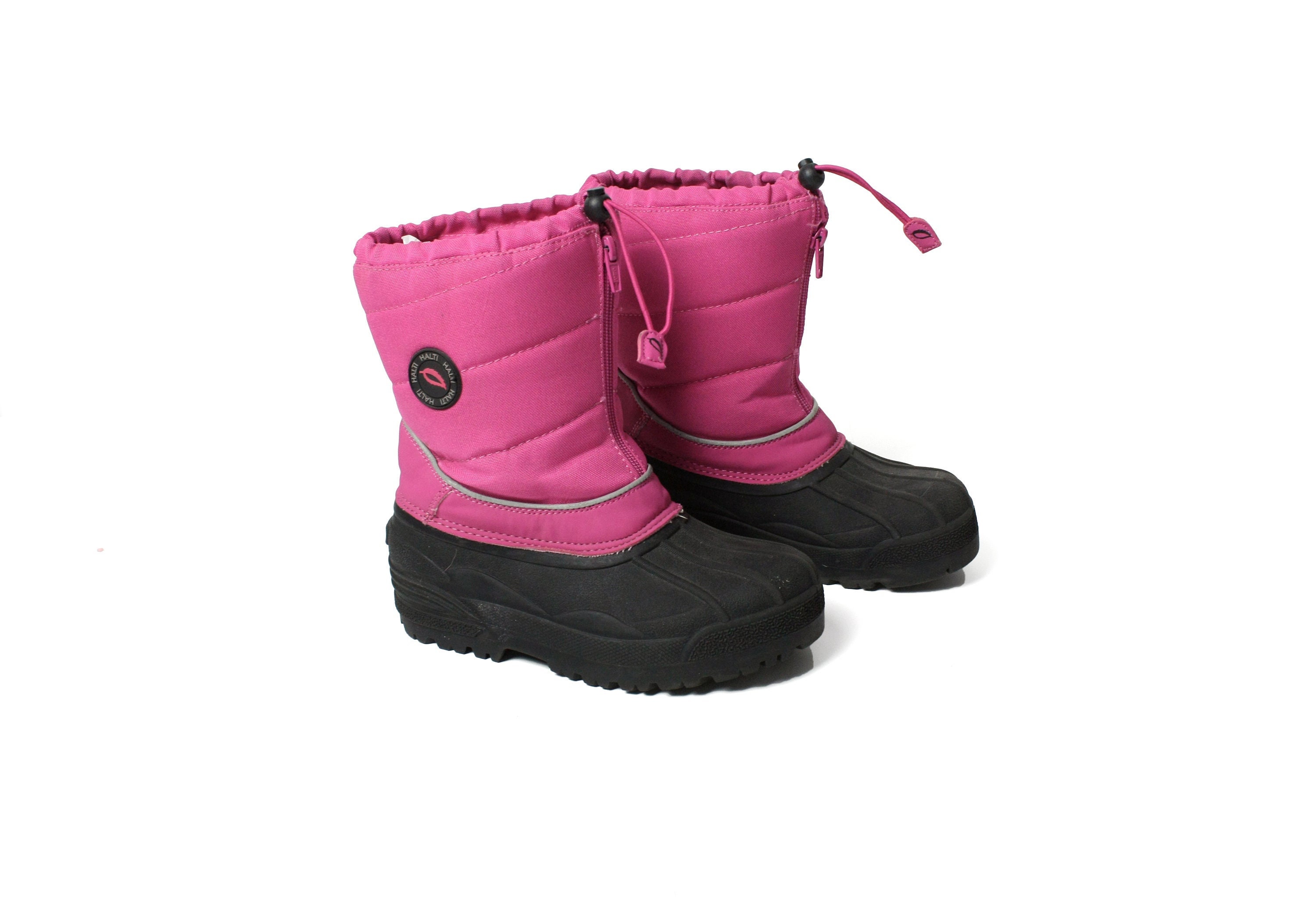 Hot pink snow boots cheap