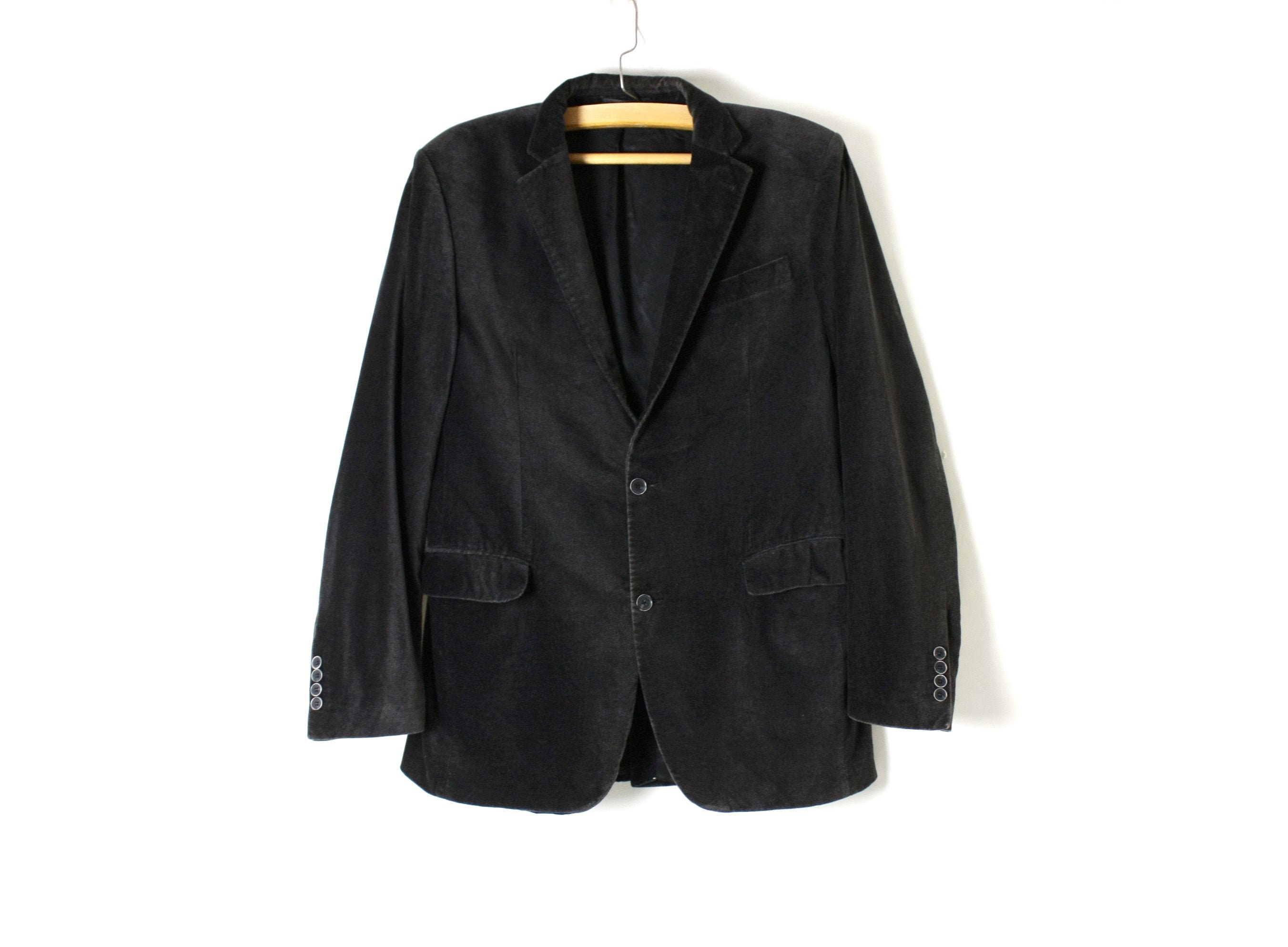 Dark Makhmal Blazer Makhmal Coat Burnham Dark Green Velvet