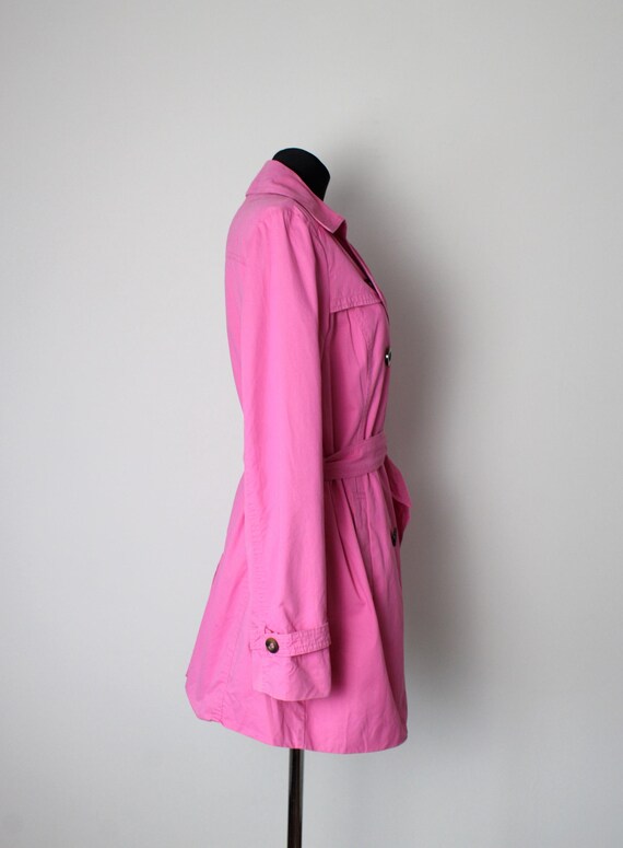 4/21(月)までセールANAYIコーラルピンク ダブルブレスト トレンチコート 4/21(月)までセールANAYIコーラルピンク ダブルブレスト トレンチコート