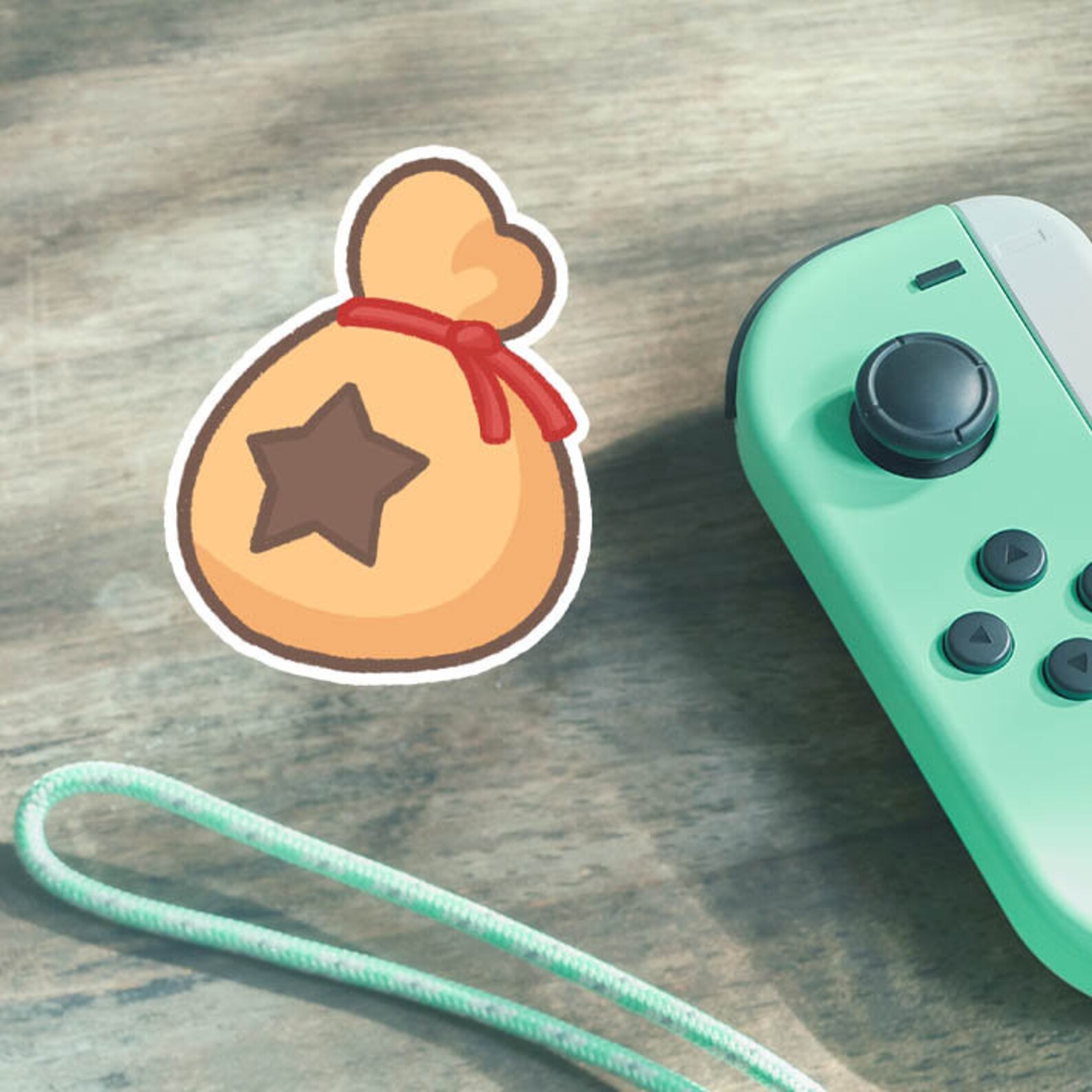 Animal Crossing Bell Bag ACNH Vinyl Sticker Etsy