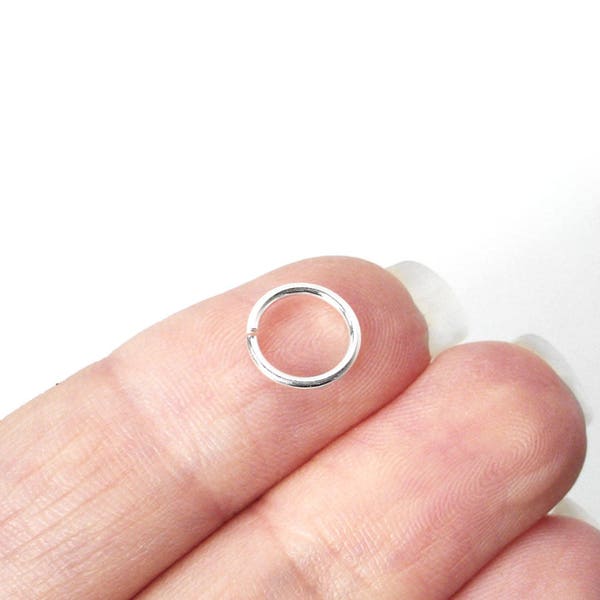 Nose Ring - 18 Gauge - 5mm to 13mm - Sterling Silver Nose Ring - Continuous / Seamless Ring / Hoop