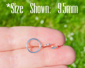 Sterling Silver Ring Body Jewelry - 16 Gauge Continuous / Seamless Ring / Hoop