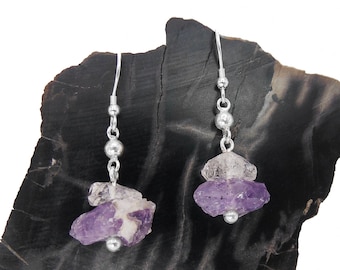 Earrings: Drilled Stone