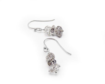 Earrings: Drilled Stone