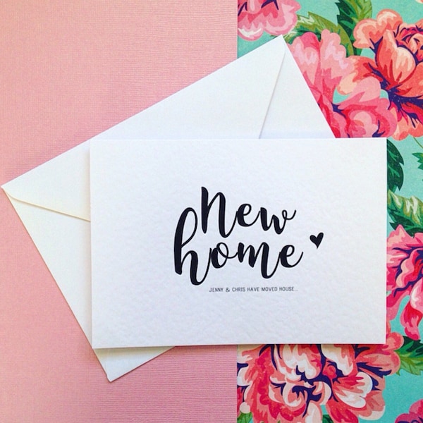 Moving Announcement Etsy UK