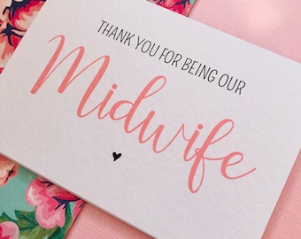 Merci d’être notre sage-femme Nouvelle carte A6
