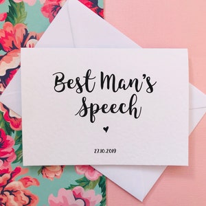 Mejor tarjeta de discurso del hombre