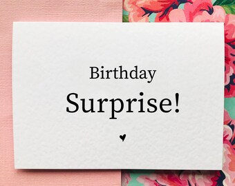 Birthday Surprise Card