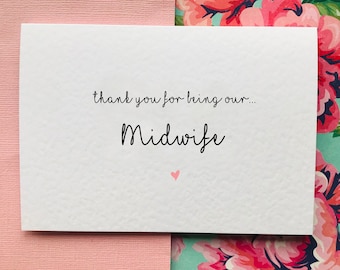 Thank you for being our Midwife/Midwives card