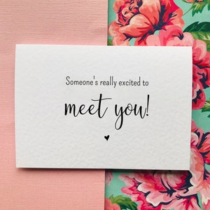 Someone Excited To Meet You Scan Photo Card/Pregnancy Announcement Card