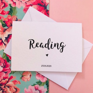 Wedding Reading/Poem Card