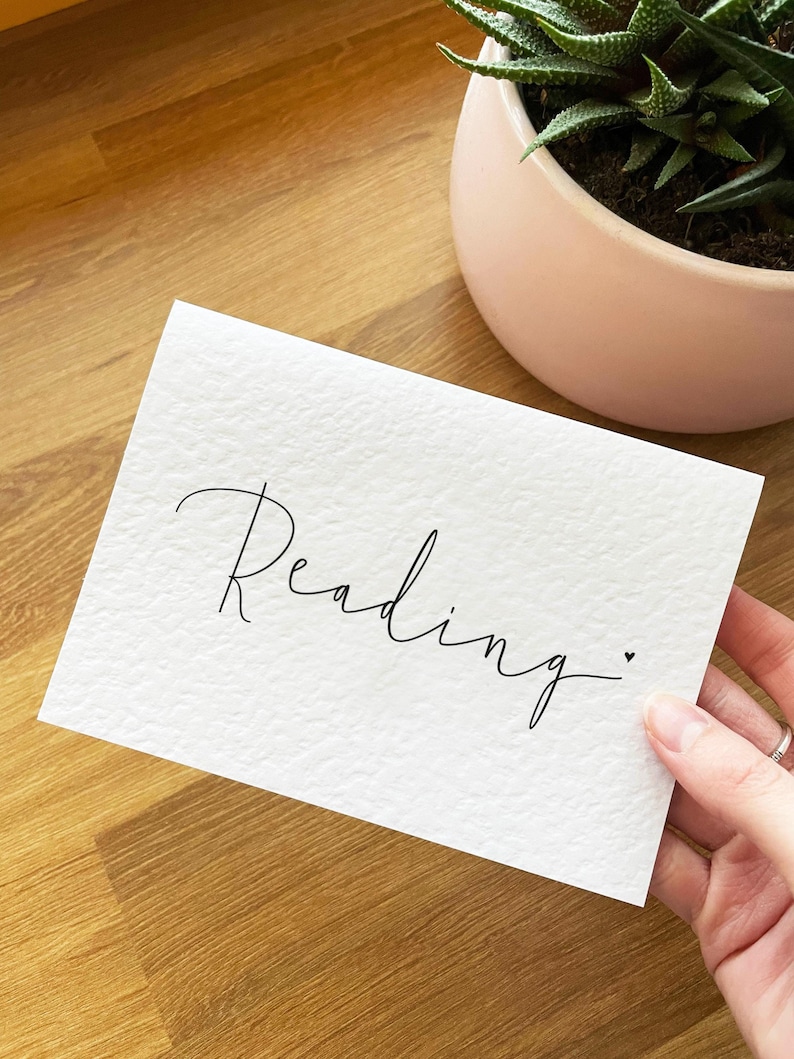 A card for wedding readings & Poems