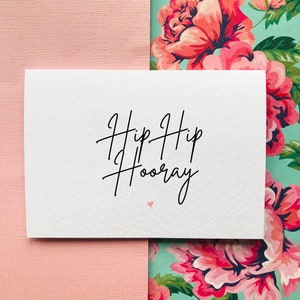 Schwangerschaftsankündigungskarte Hip Hooray, There's A Baby's On The Way Surprise Baby Reveal