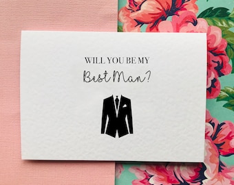 Will You Be My Best Man/Usher/Groomsman Card