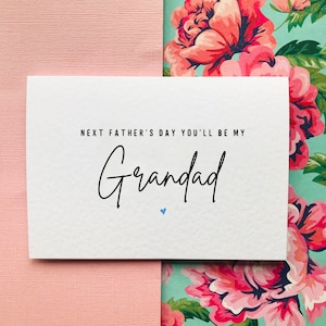 Biglietto per la prossima festa del papà Sarai mio nonno/nonno